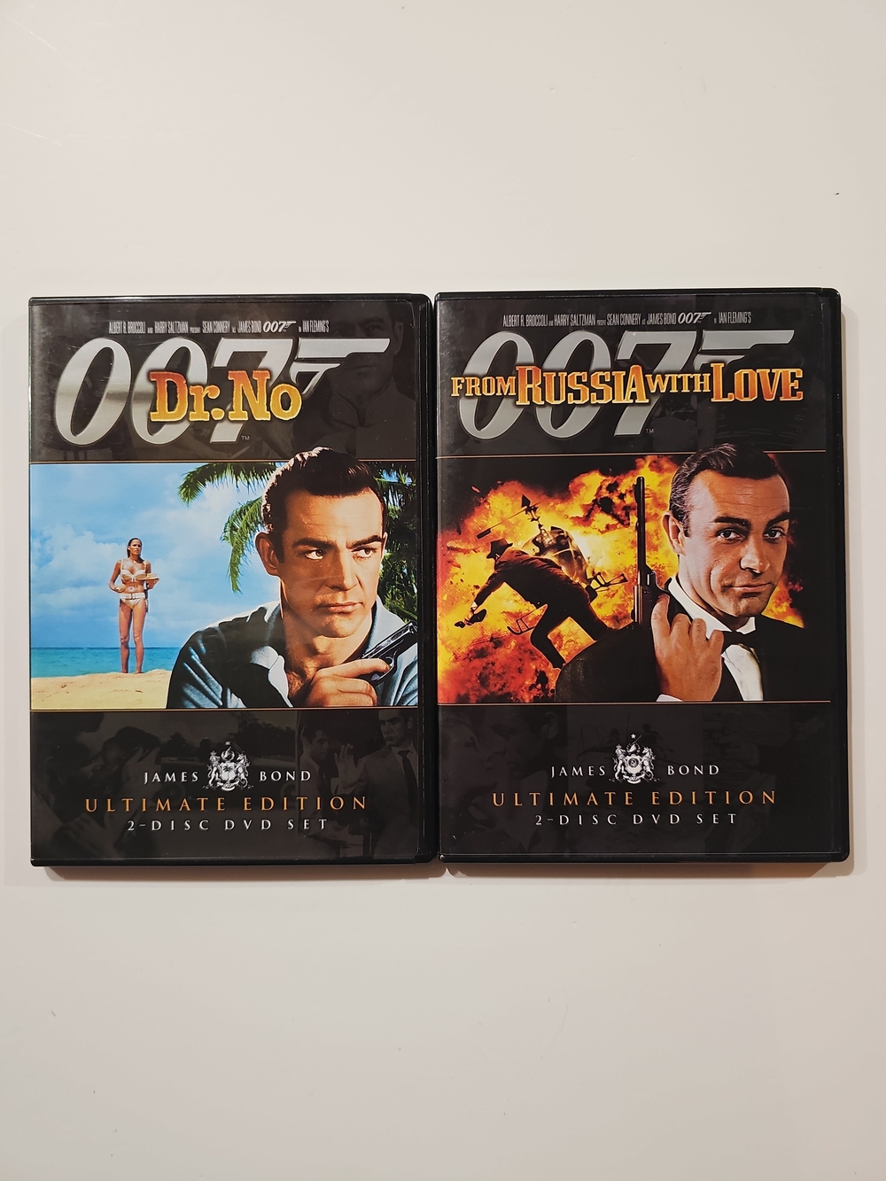 James Bond Ultimate Edition 2-Disc DVD Lot | Dr. No & From Russia With Love